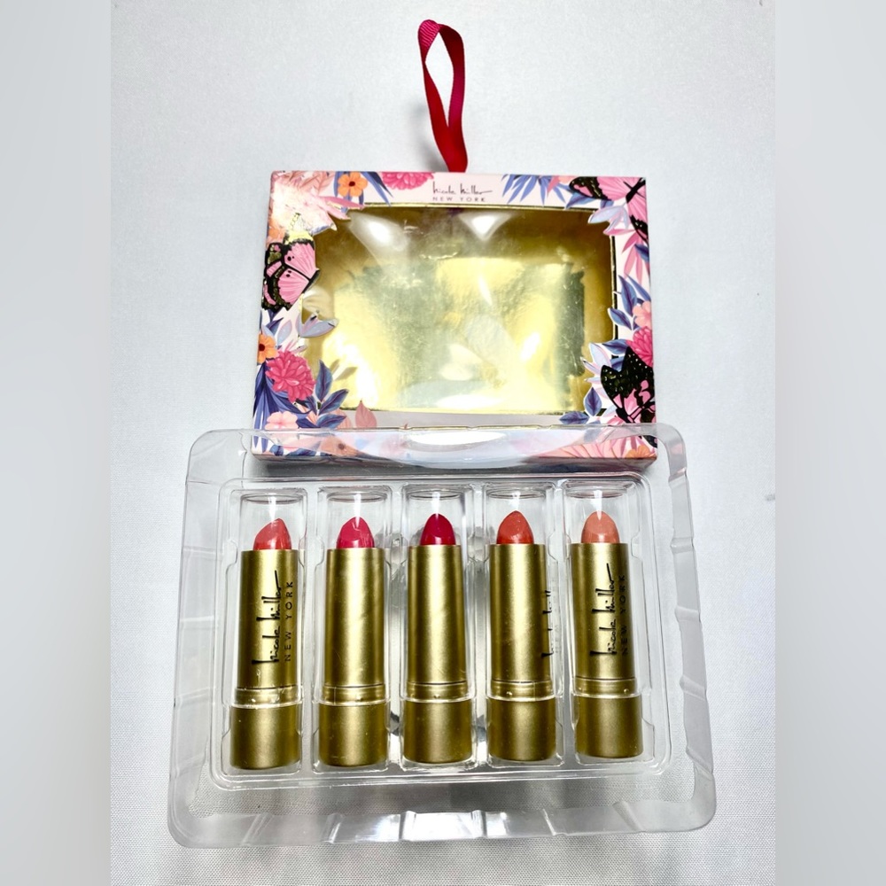 Lipsticks set of 5 Lip Collection from Nicole Miller Five Basic Color